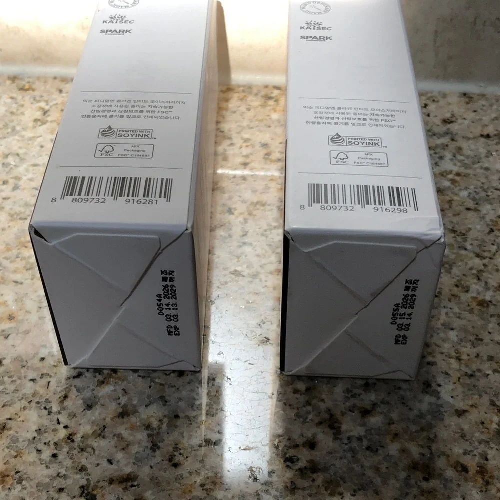 NWT Set of 2 mixsoon PDRN Collagen Tinted Moisturizer (Shades 50 & 60)